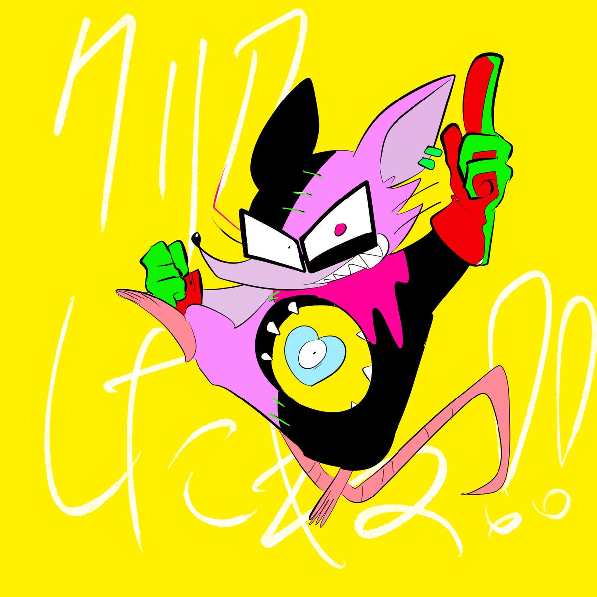 「友達がマッドラットデッドをクリアした。 #おえかきゲンちゃん」|MFLのイラスト