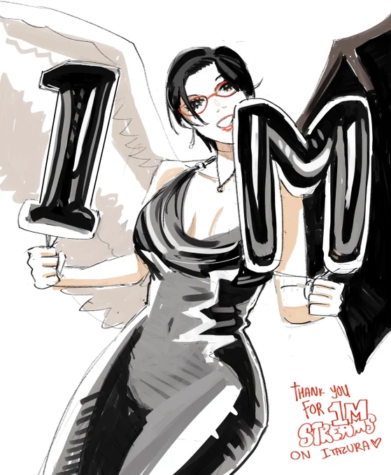THANK YOU FOR 1 MILLION STREAMS ON ITAZURA <3