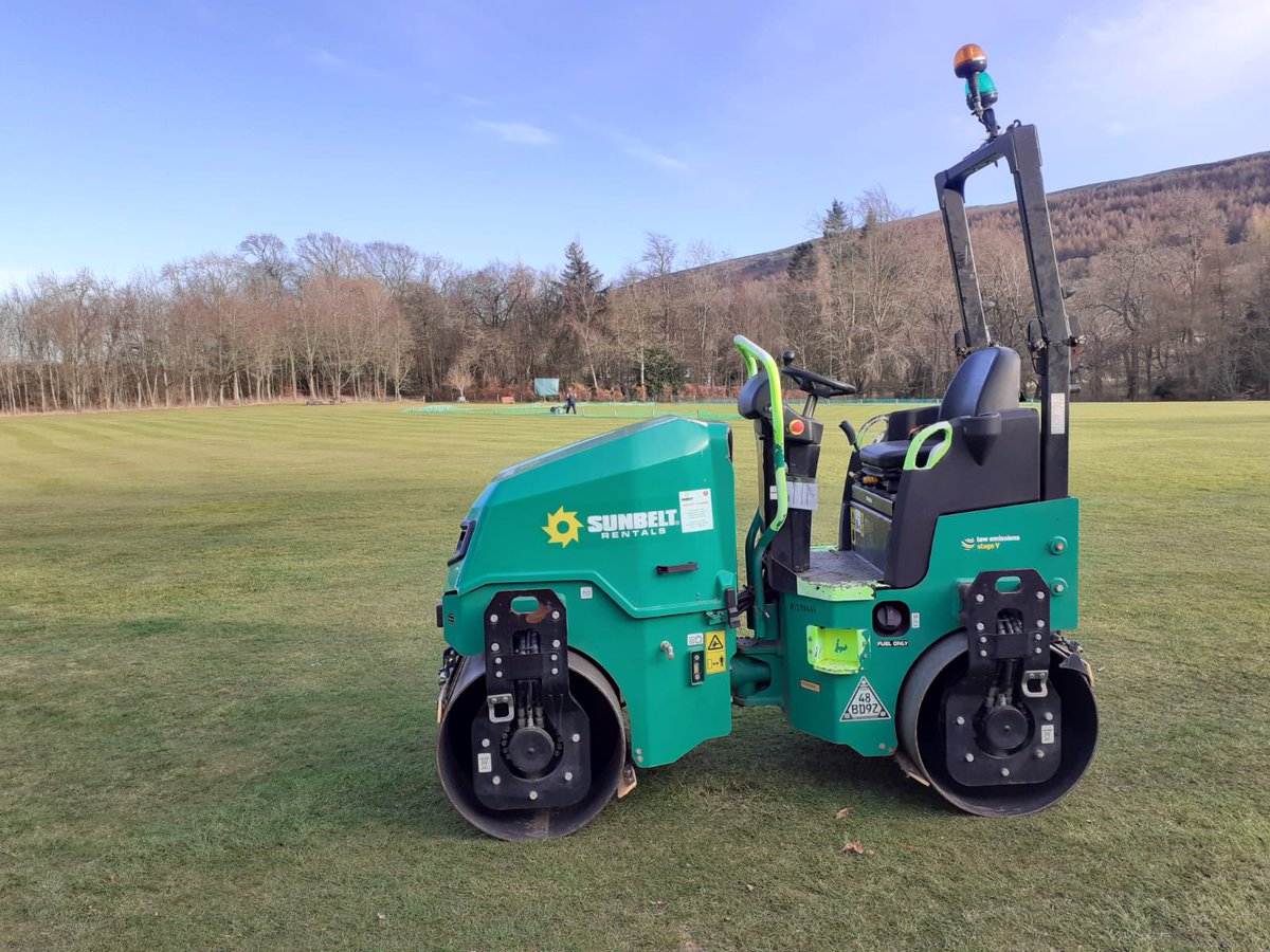 A huge thank you to <a href="/sunbeltrentaluk/">Sunbelt Rentals UK & Ireland</a> for their incredibly kind support in our time of need. 

With our own roller out of action, their loan of a roller allowed us to complete a crucial early-season pitch preparation at Scroggie Park!