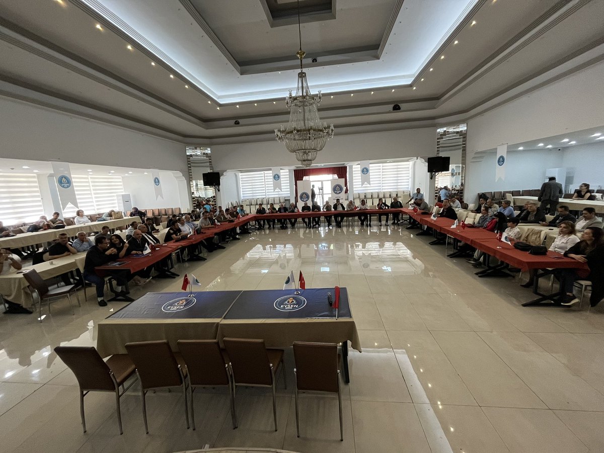 Eğitim Yöneticileri ve Çalışanları Sendikası olarak 1. si gerçekleştirilen Olağan Genel Kurulumuz için Türkiye’nin doğusundan batısına, kuzeyinden güneyine kadar yorulmadan, uzak demeden gelen destek veren tüm üyelerimize teşekkür ediyoruz. Yapamazsınız dediler yaptık. Gücümüz