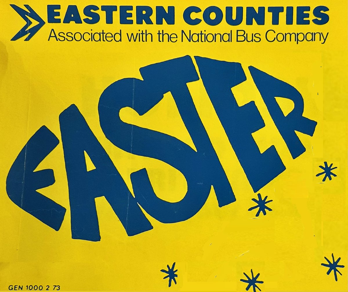 BusManual's tweet image. Happy Easter, from Eastern Counties in 1973.
From the Ipswich Transport Museum - many thanks to Mark Smith at the museum for digging their archives.
#EasternCountiesBus #ipswichtransportmuseum #wilsonnational