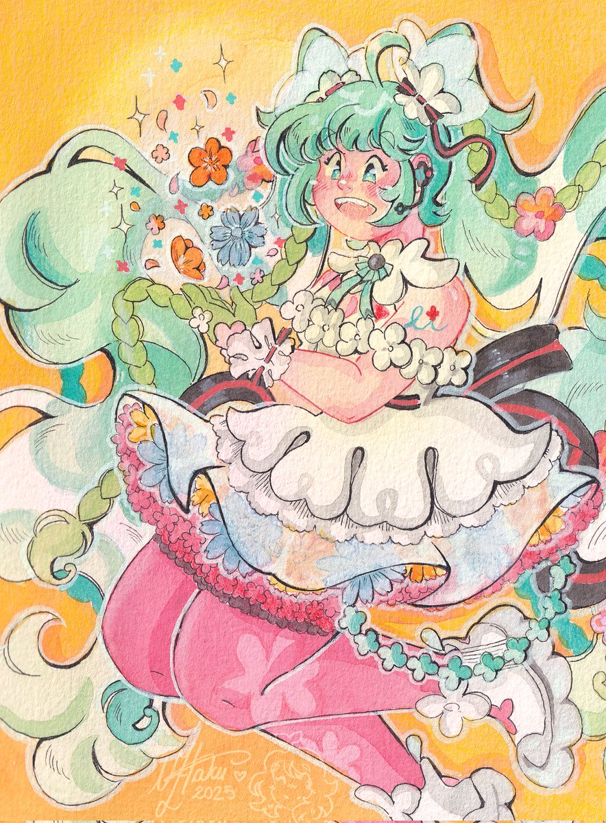 Blooming 🌼🌸🍀 #hatsunemiku #初音ミクJPツアー2025