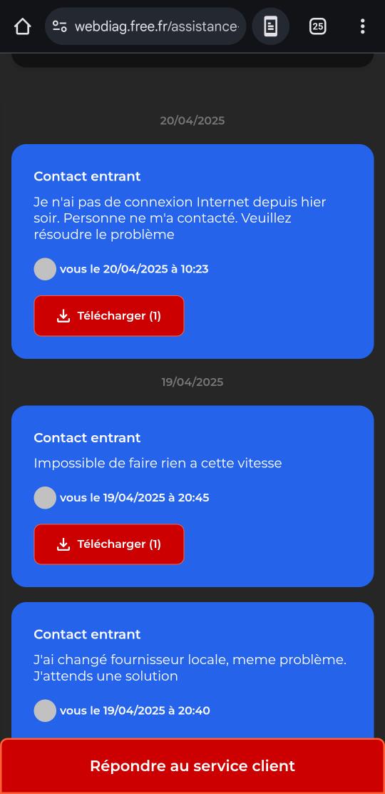 jonben's tweet photo. Je n'ai pas de connexion Internet depuis hier soir. Personne ne m'a contacté. Veuillez résoudre le problème. J'ai deja envoyé plusieurs requête sur free Proxi depuis hier soir. @Free_1337 https://t.co/SmCZILSabI