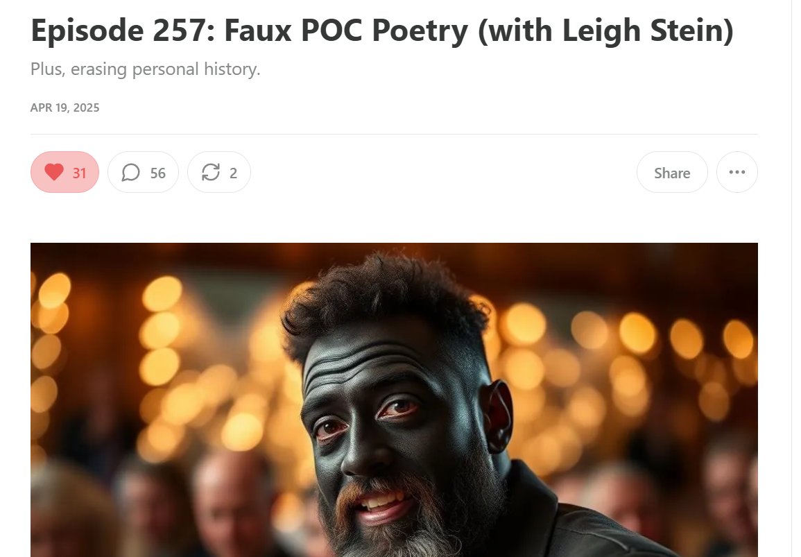 jceylon2's tweet image. looks like i made the "blocked and reported" pod:
reddit.com/r/BlockedAndRe…
(they gave me ai blackface, too!)
ty, katie :)