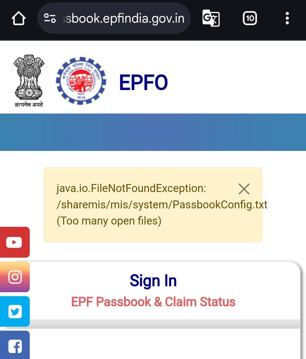 arjun2888's tweet photo. @socialepfo @FinMinIndia  EPFO site is down, please find a competent company to fix this web code https://t.co/qJ0BnN7kaJ