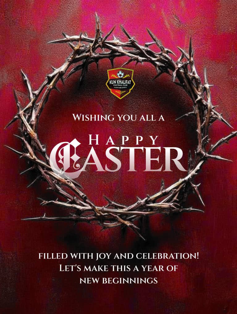 khalifatfc's tweet image. May the joy of this season be yours and your household.
Wishing you a Happy Easter!
From All Of Us At KKFC⚫️🔴