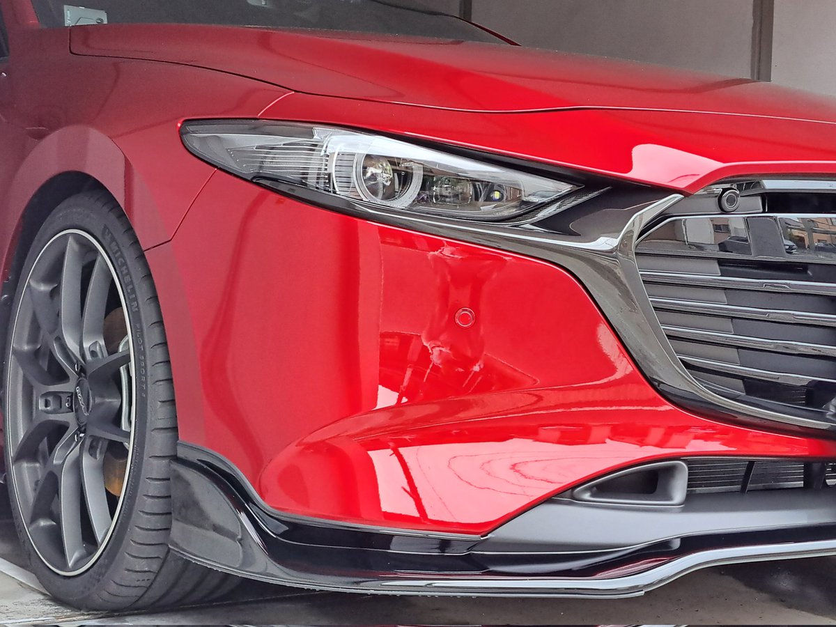 TTO241's tweet photo. 洗車✨ お天気🌥️も👌だったので😊
#carwash #洗車
#MAZDA3FB #RetroSportsEdition #Soulredcrystalmetallic
#beadriver #withMazda
#AutoExe #AutoExeJapan
#RAYS #VOLKRACING #G025 https://t.co/KEEBvD8ZFS