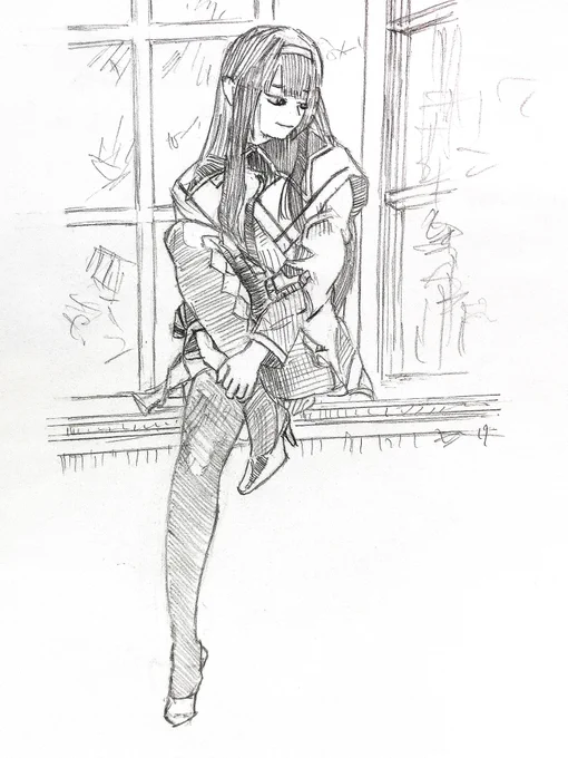 なんとなく
ダラダラ描いてる 