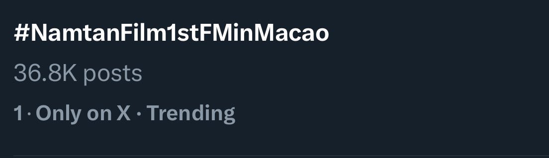 NamtanFilm_UNFC's tweet photo. You are doing a great job, LUNARs!! I know we can do better. Lets run and hit that 40k 💪

If you see this, quote/reply with a tag: SO BEAUTIFUL TODAY NAMTANFILM

NAMTANFILM 1ST TIME IN MACAO

#NamtanFilm1stFMinMacao
#น้ำตาลฟิล์ม #NamtanFilm https://t.co/gTq1EE81Ta