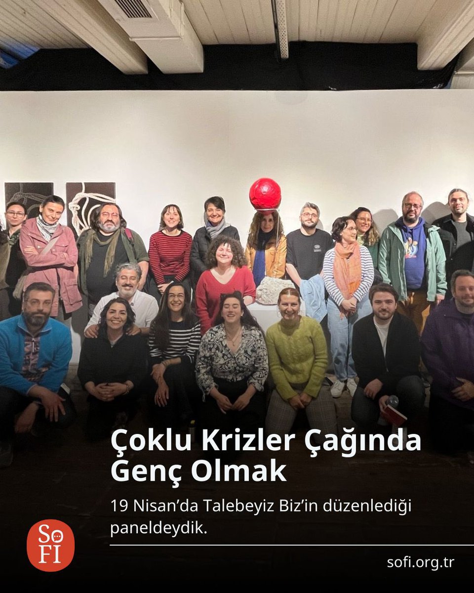 Talebeyiz Biz’in düzenlediği “Beni susturmaya yetmiyor afili sessizliğiniz”: Çoklu krizler çağında genç olmak" paneline katıldık.

Gençleri destekleyecek yaratıcı çözümler üretmenin yollarını hep birlikte düşünmemize imkan veren panel için Talebeyiz Biz’e çok teşekkür ederiz.