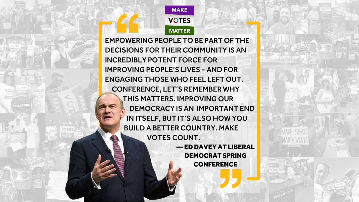 LibDem4ER's tweet image. In GE2019, the Tories got 56% of seats on 44% of the votes. In GE2024, Labour got 63% of seats on 34% of the votes.   

We need to change this system so that seats match votes - voters should get the MPs and policies they vote for.   

#ChangeTheVotingSystem