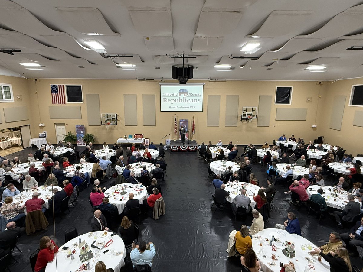 kayhoflander's tweet photo. Thank you to all these fantastic speakers at our 2025 Lincoln Dinner April 5th in Lafayette County, MO. The place was packed and in an off-election cycle year! Enthusiasm for the message Republicans bring is organic and widespread.Thanks to all for this inspiring evening! #MOGOP https://t.co/acvpx9dvlm