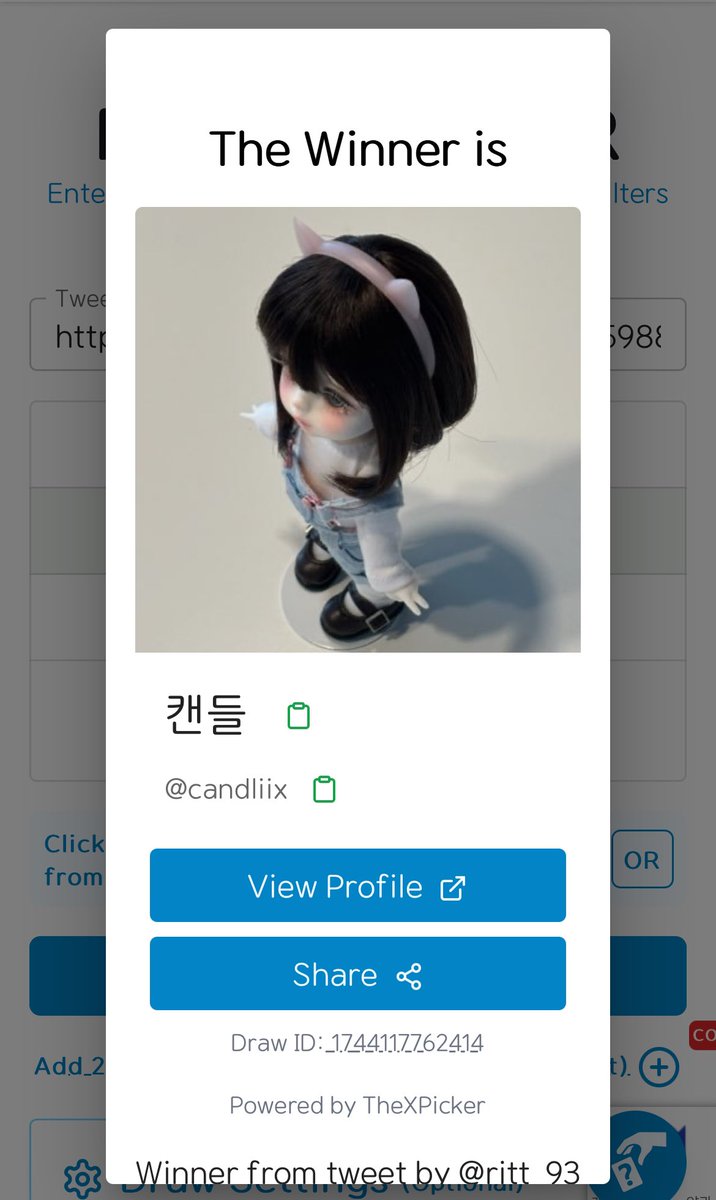 ritt_93's tweet photo. 재추첨했습니다! 당첨자분 @candliix 디엠주세요! https://t.co/4gcXfxHZbc