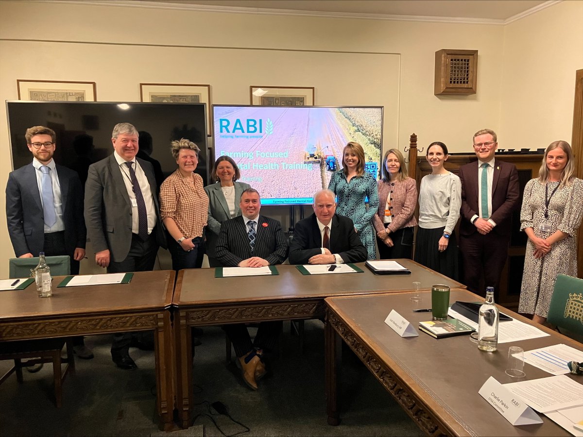 Alistair Carmichael MP (@amcarmichaelmp) on Twitter photo Glad to join MPs across Parliament for <a href="/RABIcharity/">RABI - the farmers charity</a>'s farming-focussed mental health training. Thanks to RABI for organising and to DEFRA for hosting - mental health is a serious issue in the farming community and so sessions like these are extremely useful. Glad to join MPs across Parliament for <a href="/RABIcharity/">RABI - the farmers charity</a>'s farming-focussed mental health training. Thanks to RABI for organising and to DEFRA for hosting - mental health is a serious issue in the farming community and so sessions like these are extremely useful.