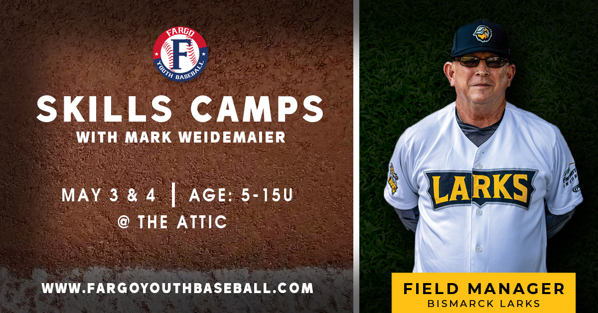 Coach Weidemaier will bring high energy and expert knowledge to help players improve focus, concentration, and performance at the plate and in the field. 

Details:
📅 Ages: 5 - 15U
📍 Location: The ATTIC
🔢 Registration Limit: 20 players per session

fargoyouthbaseball.com/programs/train…