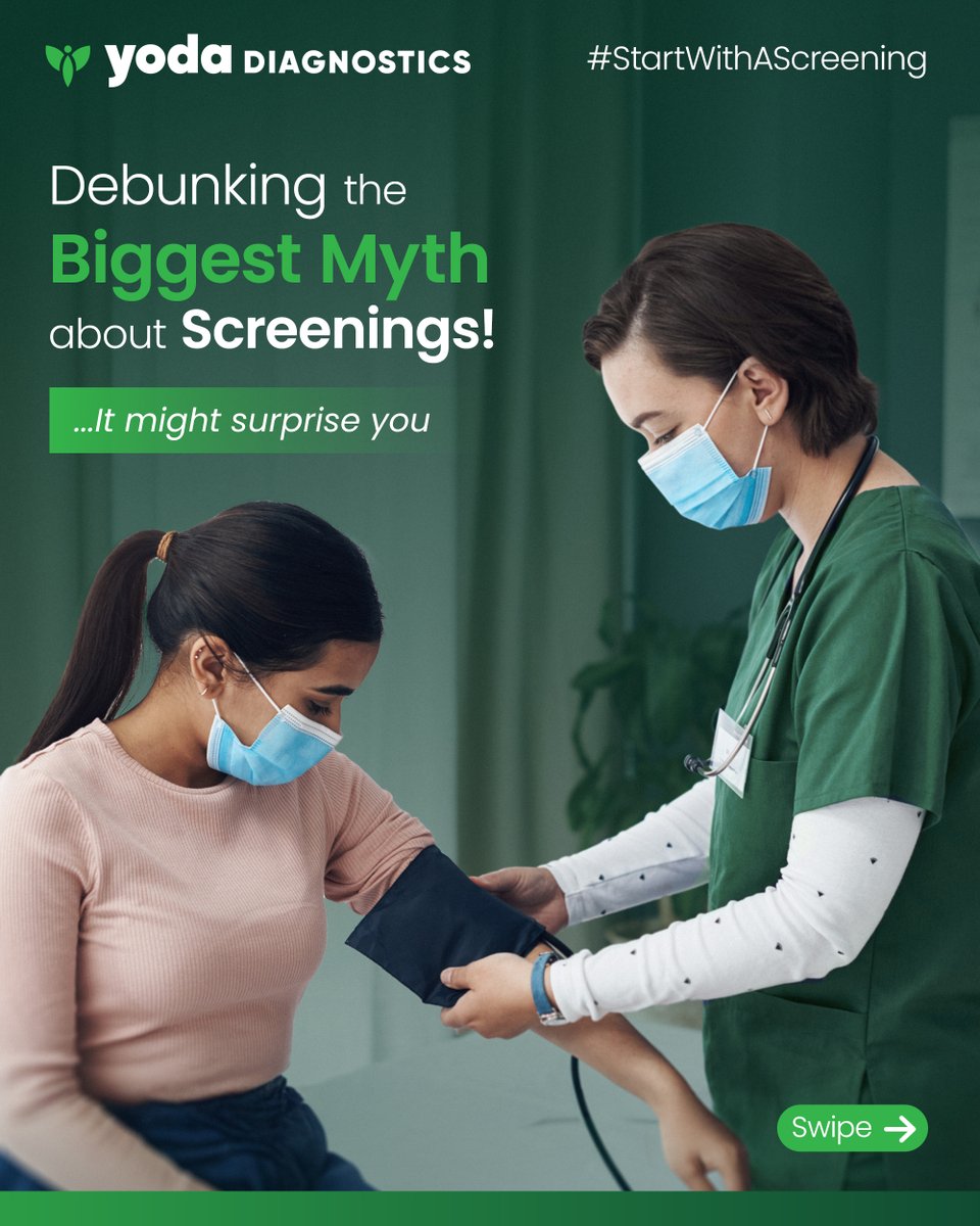 mryoda_official's tweet image. Think you&apos;re healthy because you Googled your symptoms?
You&apos;re not alone. 75% of people rely on online information and skip essential screenings. But silent diseases don’t show signs until it’s too late. Don’t wait for symptoms to show up.
#StartWithAScreening today!