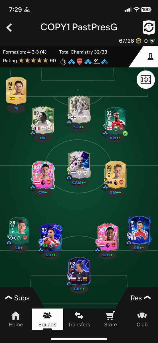 SAHDadMedia's tweet photo. @sammy12344444 @FUTBIN This is mine I'm currently running. https://t.co/Lyo3n883JP