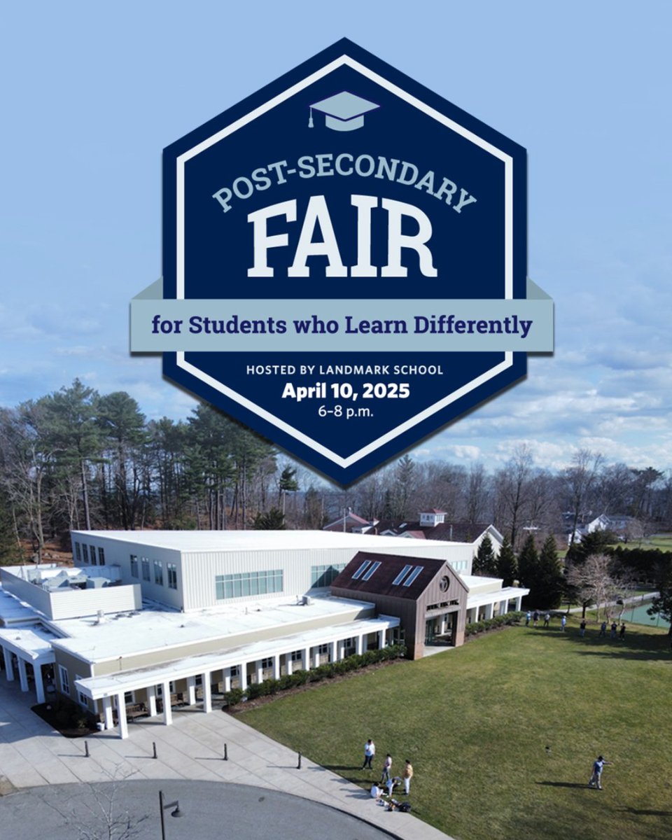 Mark your calendars! Our annual Post-Secondary School Fair is coming up in just two days— and you won’t want to miss it!

📍 Ansara Gymnasium
📅 Thursday, April 10
🕕 6:00–8:00 p.m.

Visit: landmarkschool.org/post-secondary…