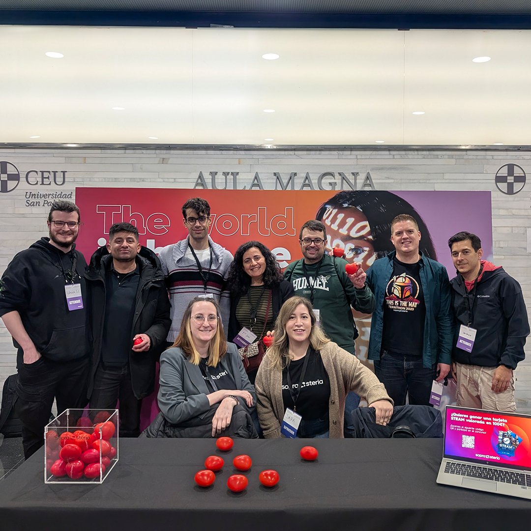 SopraSteria_ES's tweet image. ¡Así vivimos @commitconf 2025! 🚀
El 4 y 5 de abril formamos parte de uno de los eventos #tech más importantes del año, rodeados de #talento y muchas ganas de seguir aprendiendo. Tuvimos la oportunidad de compartir ideas, inspirarnos con grandes ponencias y hablar de lo que más…