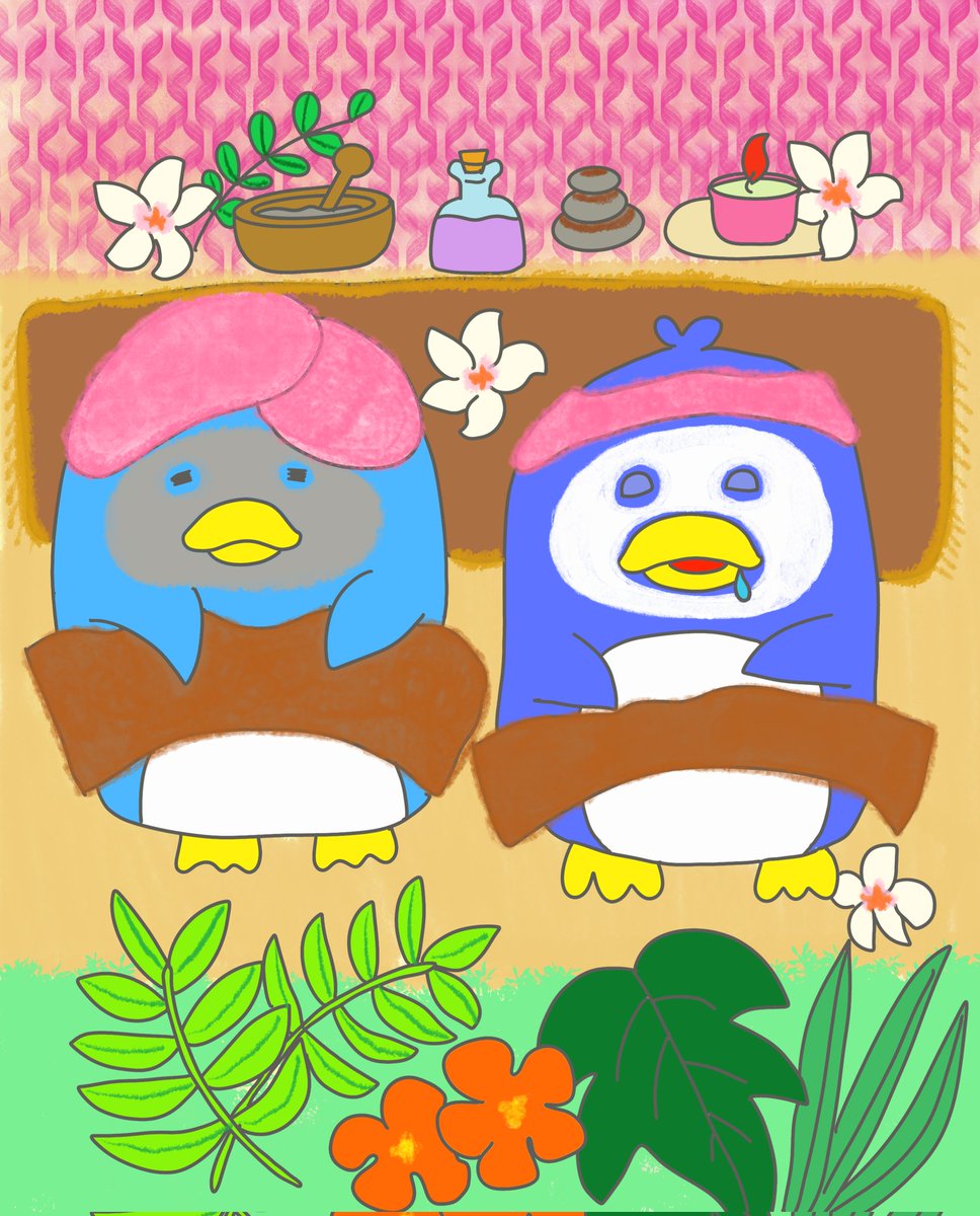 c69597054's tweet photo. 4/8今日は
4シ8ワ対策の日💆
美意識高めのペンペン🐧🐧
#今日はなんの日 #シワ対策の日 
 #ペンギン #PENGIN
#イラス�� #絵 #創作
#アナログイラスト
#イラスト好き #art
#drawing #illustration
#artwork #manga https://t.co/j8gZfzPJ4m