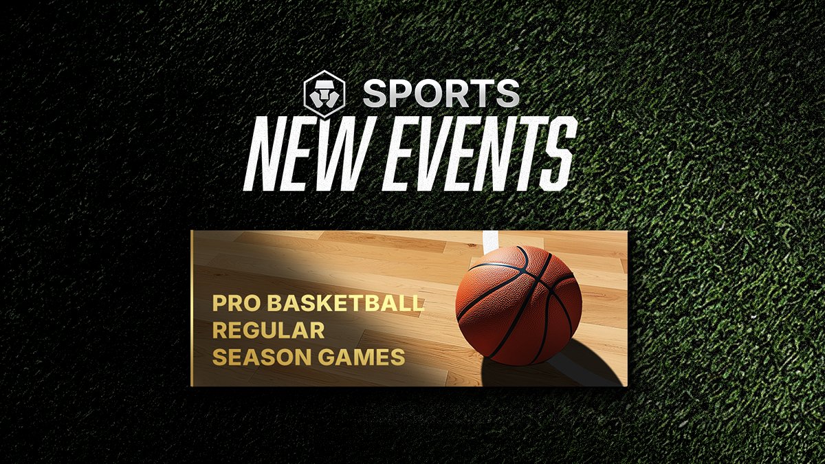 cryptocomsports's tweet photo. 🆕 US users, a new major event has arrived for https://t.co/WAKy31J9R4 Sports

✨ Profit by correctly predicting the outcome of head-to-head matches for:

⭐ Pro Basketball Regular Season Games https://t.co/QKXEtWX0qh