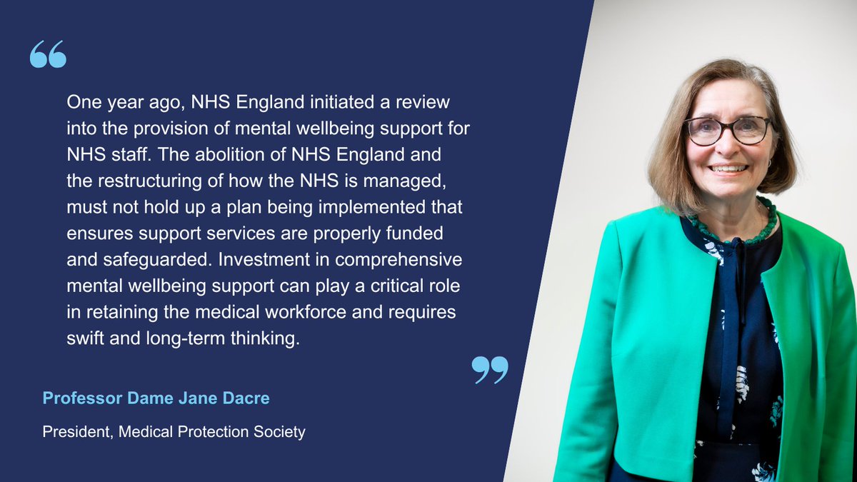 Medical Protection (@mps_medical) on Twitter photo In our survey of over 1000 #doctors 89% said better access to mental wellbeing support could reduce presenteeism. Key support services which provide a lifeline for many must be properly funded and safeguarded.
medicalprotection.org/uk/articles/do…
<a href="/DacreJane/">Dame Jane Dacre</a>
<a href="/BPSOfficial/">British Psychological Society</a> In our survey of over 1000 #doctors 89% said better access to mental wellbeing support could reduce presenteeism. Key support services which provide a lifeline for many must be properly funded and safeguarded.
medicalprotection.org/uk/articles/do…
<a href="/DacreJane/">Dame Jane Dacre</a>
<a href="/BPSOfficial/">British Psychological Society</a>