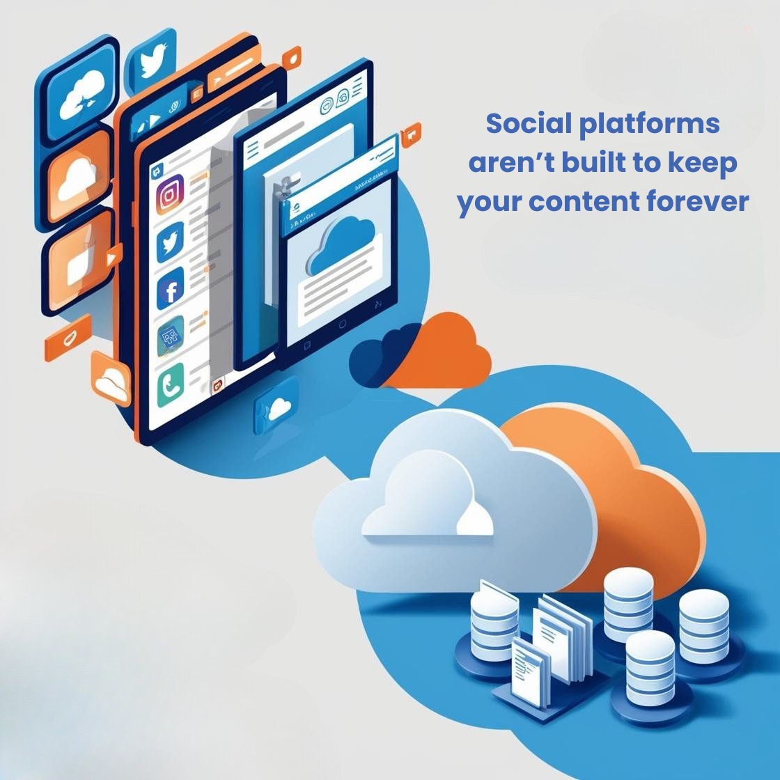 Valti_io's tweet photo. Social Media ≠ Cloud Storage

Just because it’s online doesn’t mean it’s safe.
Stop relying only on social platforms as your archive.

With Valti, your content is always in your control.
Store your content where it belongs!

Try Valti now - https://t.co/58FKdIYrdz

Also Download the App now from Playstore - https://t.co/wtbRSMw54b
