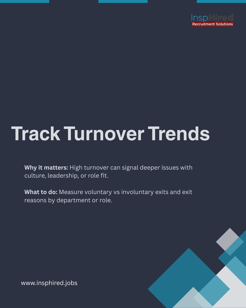 InspHiredSA's tweet image. Data Is Your HR Superpower!

When you track the right people metrics, you&apos;re not just reacting—you&apos;re leading with intention.

Start small, stay consistent, and let the numbers guide your next big move.

#DataDrivenHR #PeopleStrategy #InspHiredInsights #InspHired