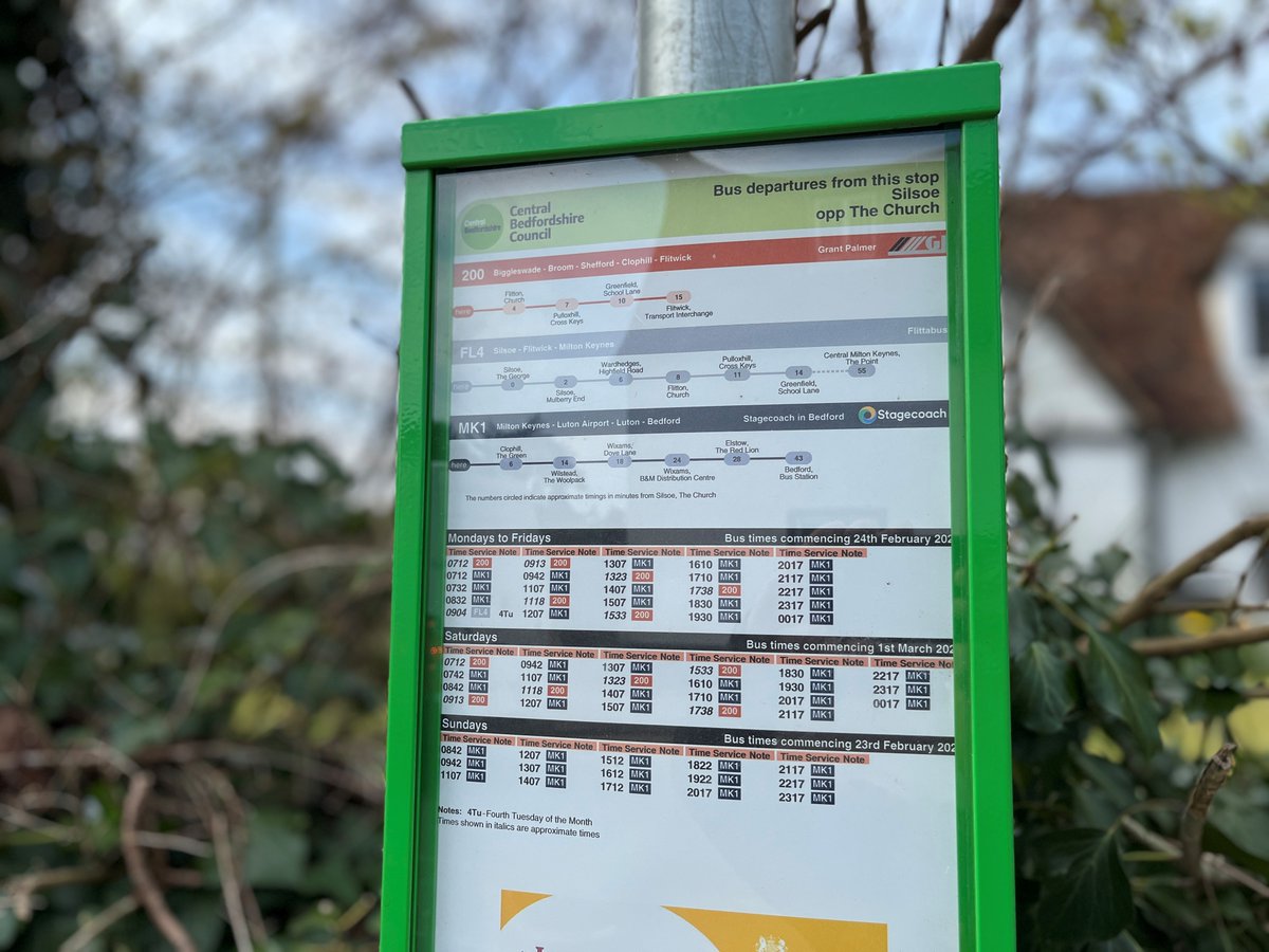 Are you interested to know how you can get to and from Wrest Park using the bus? 🚌

You can view the Grant Palmer timetable by clicking the link below:
lnkd.in/eANBEf4g

You can view the Stagecoach timetable by clicking the link below:
lnkd.in/eSxW8xhE