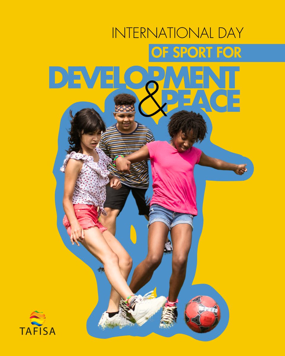 TafisaOffice's tweet image. On April 6, we marked the International Day of Sport for Development and Peace (IDSDP).
At TAFISA, we believe in the power of Sport for All to create equal opportunities, regardless of age, gender, or background.
Join us in advocating for a more equitable sporting world!

#IDSDP