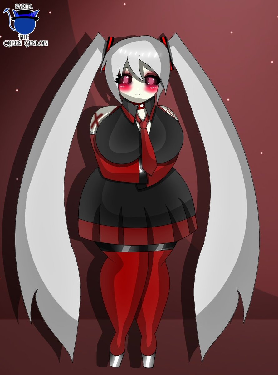 SayloinRiki's tweet photo. Just Abysmal Miku 
:3 😈♥️🖤💕✨
.
#horrorvocaloid #abysmalmiku #reddoll #aliengal #vampiregirl #cutiegirl #gothgirl #thickgirl #alieneyes #redandblack #monstergirl #curvygirl #sexygirl #hotgirl #tracingart #fixingart #digitalart #thickart #gothart #animeart #fanart #artwork https://t.co/2Q6F9LvKYB