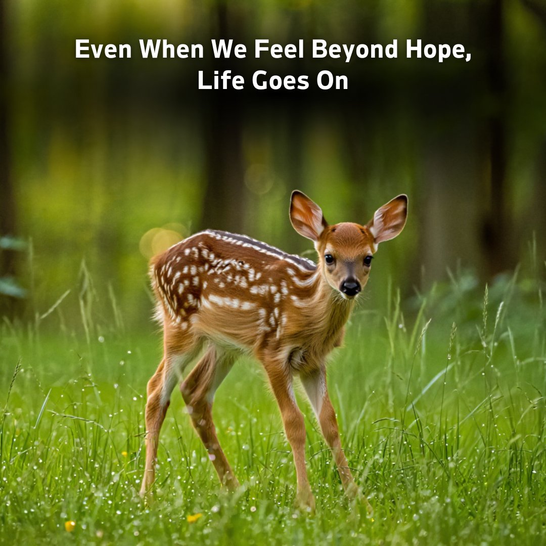 JeffreyKeefer's tweet image. Even When We Feel Beyond Hope, Life Goes On.

#mentalhealth #contemplativepractice #mindfulliving #ecomindfulness #earthwisdom #mindfulnessinnature #ecospiritual