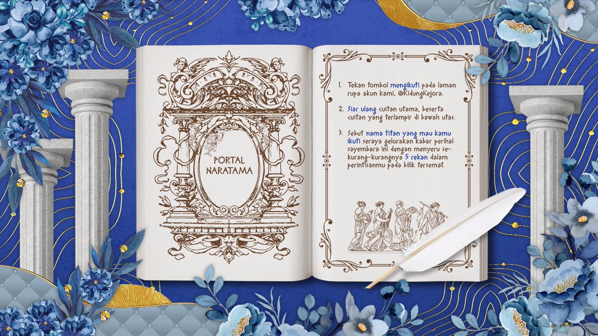 KidungKejora's tweet image. ㅤ
𝕭isik  sang  𝗝𝗮𝗻𝘂𝘀  seiras pengemban  jalan
kebenaran,   kumandangkan    sabda    guna
tancapkan     𝓟𝗼𝗿𝘁𝗮𝗹     𝓝𝗮𝗿𝗮𝘁𝗮𝗺𝗮.     Sungguh
Ia  takkan   pernah   sesatkan   sukma   yang
mengembara   dalam   jeruji   tipu   muslihat.
ㅤ