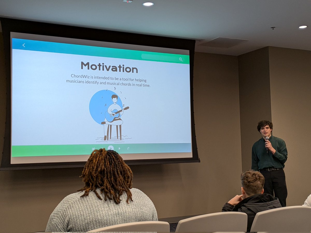 It's capstone presentation season! Congratulations to Jake Reeder, Math and CS double major, on a job well done on his CS capstone! Come out to the FMUMC on Friday to hear his Math capstone!