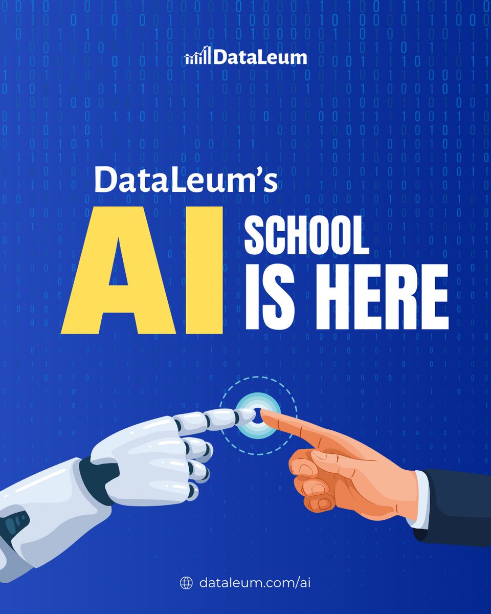 dataleum's tweet photo. You guessed right!

We have officially launched our AI School 🚀

To get first-hand information about the details and possibly great deals, visit https://t.co/ORYgeMaZkm to register your interest ✅

#aischool https://t.co/boAp2Km4sG