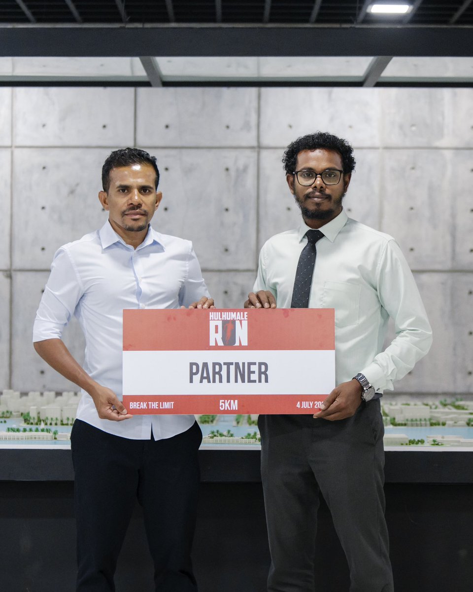 hulhumalerun's tweet photo. We’re proud to announce: Hulhumalé Run 2025 is Powered by HDC!
Together with @hdcmaldives we’re building more than a run we’re building a movement.
#HulhumaleRun2025 #withHDC https://t.co/2QKbPurUSG