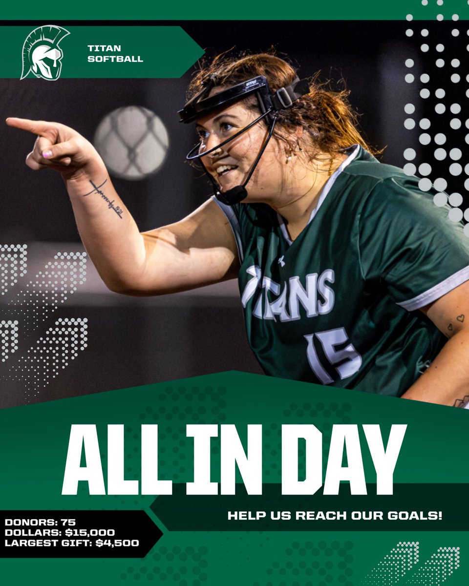 We need YOU to help us reach our All In Day goals! We are kicking off All In Day with a $3000 matching gift! 

Please donate to support IWU Softball at the link below and every dollar up to $3000 will be matched! 

advance.iwu.edu/register/all-i…