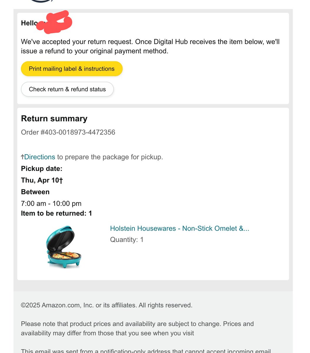 VJ_303's tweet image. @amazonIN #Amazon #amazoncheater  ordered omlette maker from Amazon, they sent US plug item which doesn't work in india, how US plug can work and sold in india? Initially customer care approved return and refund, now they are saying I need to courier it my self for there mistake