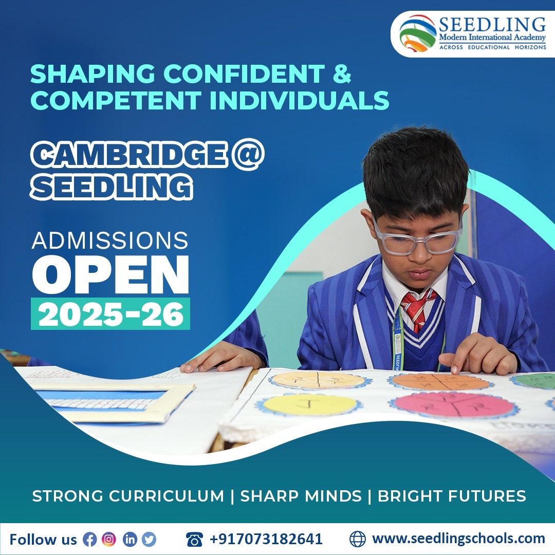 IntSeedling's tweet image. Admissions Open for 2025–26

We’re shaping confident, competent, and future-ready individuals through a globally recognized curriculum. Let your child thrive in an environment that fosters inquiry, creativity, and excellence.

#CambridgeAtSeedling #AdmissionsOpen2025
