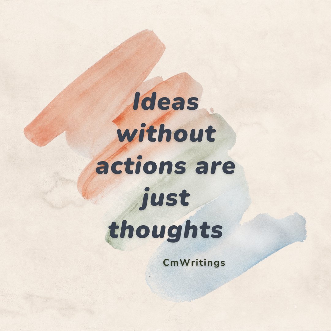 CM_Kotla's tweet photo. Everyone has ideas.

But not everyone can execute them.

BigBasket, Swiggy, Rapido, Amazon, Licious and what not.

None were brand new ideas. Someone just made them happen.

Ideas don’t build companies. Execution does.

#Cmwritings https://t.co/GEs1rM2JA4