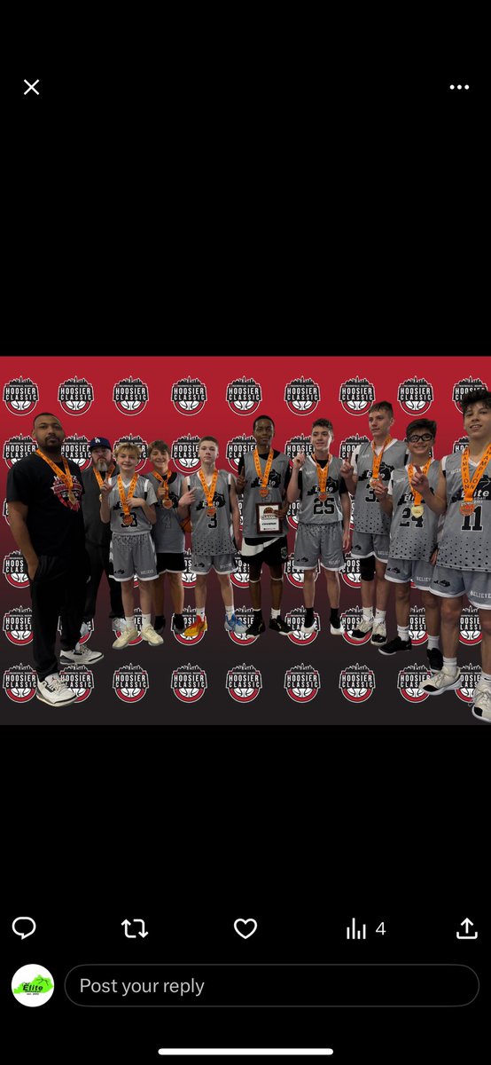 Great weekend for Kentucky elite let's keep getting better everyday believe in yourself and your team