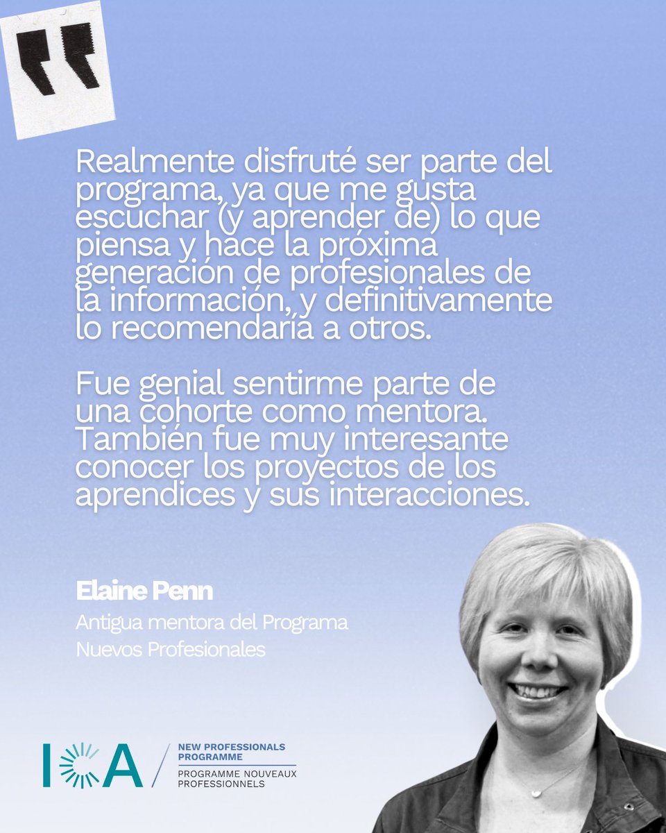 Queremos agradecer a tod@s los que enviaron sus postulaciones para convertirse en mentores/as del Programa de Nuevos Profesionales. ¡Estamos emocionados por anunciar a los/las mentores/as seleccionados!

#ICANuevosProfesionales #ArchivosLiderazgo #ConsejoInternacionaldeArchivos