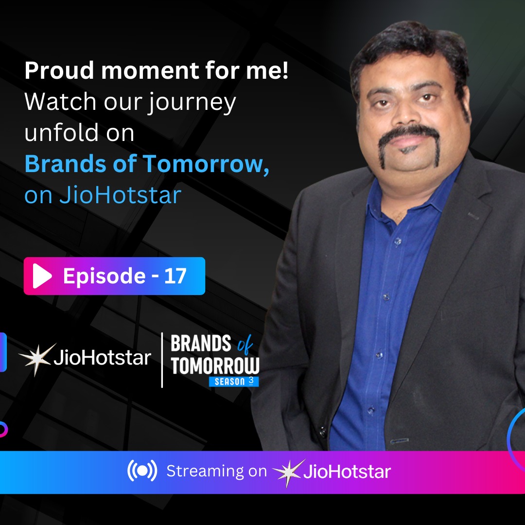 Proud moment for me that <a href="/Aaseya/">Aaseya</a> is featured on <a href="/JioHotstar/">JioHotstar</a>'s Brands of Tomorrow – S3 - E17 
Grateful for everyone who's been part of this magnificent journey.

Watch now: hotstar.com/in/shows/brand…

Watch teaser: youtube.com/watch?v=JXDxn4…
<a href="/pega/">Pegasystems</a> <a href="/OutSystems/">OutSystems</a> <a href="/YASH_Tech/">YASH Technologies</a> <a href="/Camunda/">Camunda</a>