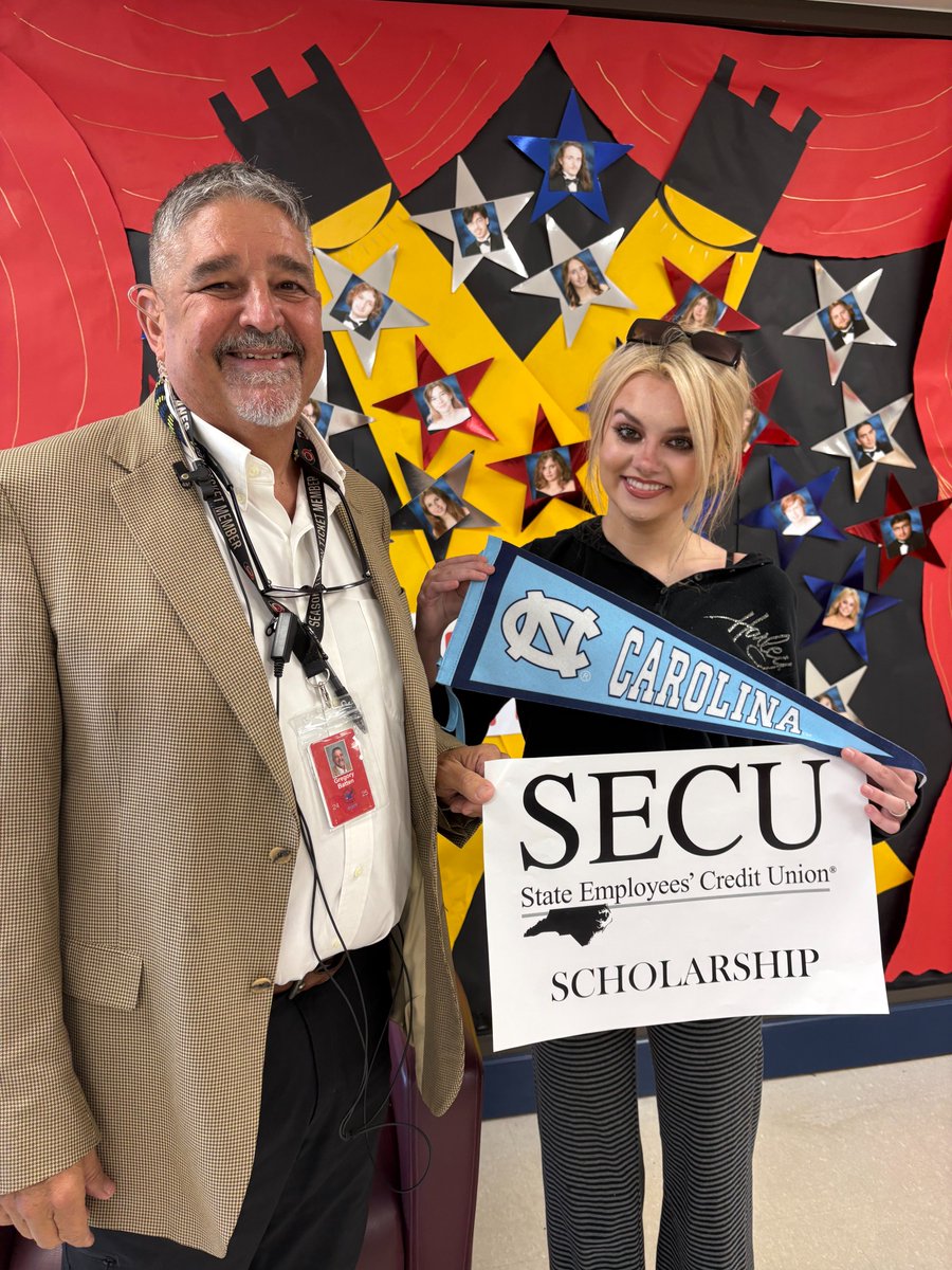 Huge congrats to CCA senior Alizah O'Quinn, recipient of the $10,000 SECU "People Helping People"Scholarship! She's heading to UNC-Chapel Hill this fall to pursue a degree in nursing. We’re so proud of you, Alizah!