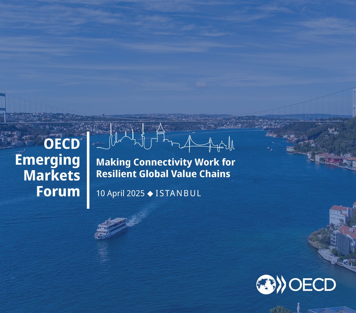 Anita Prakash (@anitaprakashind) on Twitter photo OECD Istanbul Center & Govt of Türkiye are organising a timely forum for emerging markets & developing economies who bear a greater share of challenges in global economy. The focus is on connectivity & infrastructure, & trade & investment frameworks. <a href="/OECD/">OECD ➡️ Better Policies for Better Lives</a> <a href="/OECDglobal/">OECDglobal</a> #OECDEMF OECD Istanbul Center & Govt of Türkiye are organising a timely forum for emerging markets & developing economies who bear a greater share of challenges in global economy. The focus is on connectivity & infrastructure, & trade & investment frameworks. <a href="/OECD/">OECD ➡️ Better Policies for Better Lives</a> <a href="/OECDglobal/">OECDglobal</a> #OECDEMF