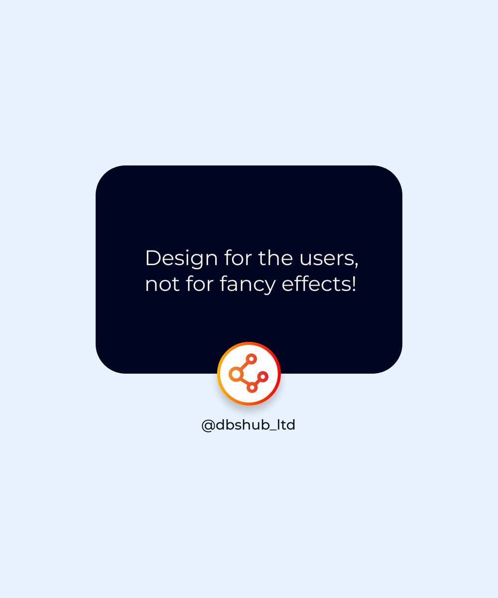 dbshub_ltd's tweet photo. 4 UI/UX tips to make your design work better, not just look better.
Simple, user-focused, and conversion-ready.
#UIUXDesigntips #DigitalMarketingAgency #DBSHUB https://t.co/QZEjrlNpfg