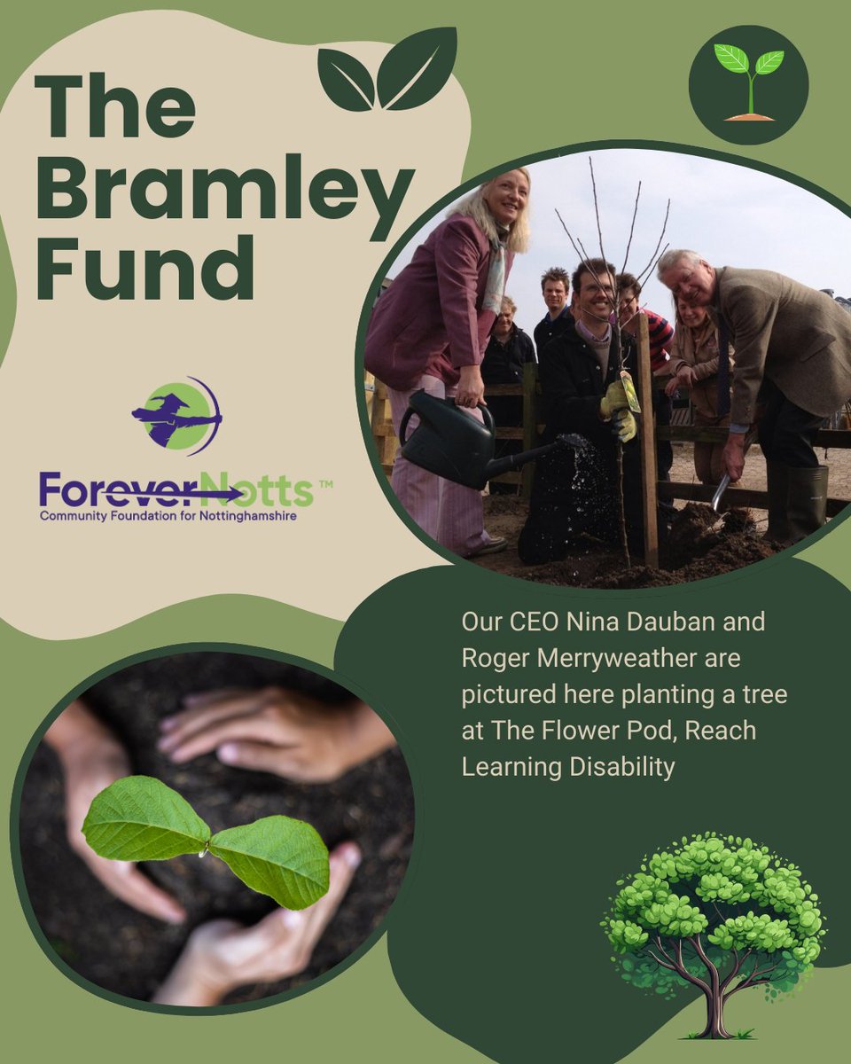 The Bramley Fund is on target to gift 200 trees in Notts. 
Supported by the Merryweather family, we set up the Fund in 2010 and to date we have funded 48 community groups across the county. If you would like to set up a fund please follow this link forevernotts.com/giving/