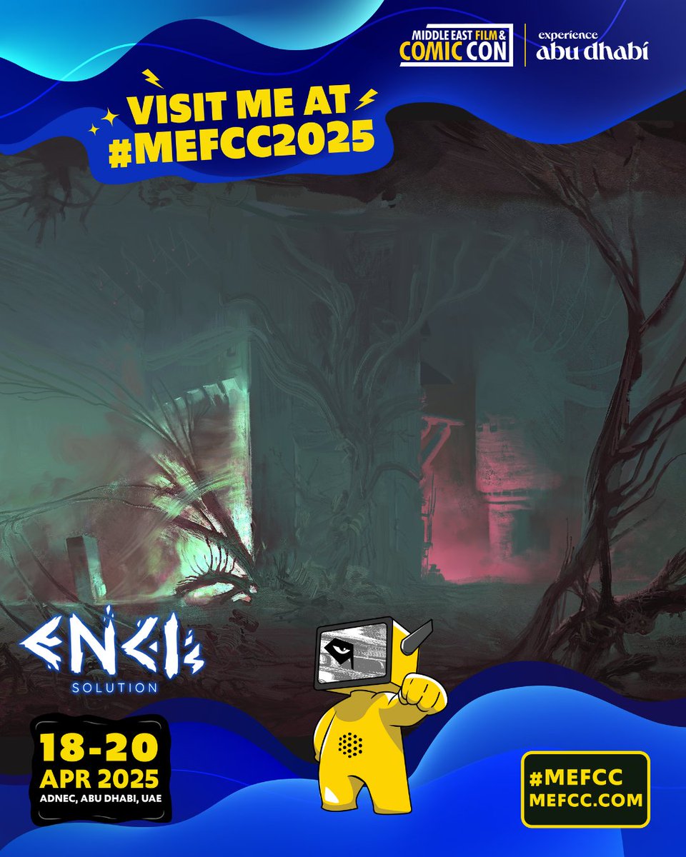 DarkEmeraldME's tweet photo. Big announcement to everyone! We are coming back and exhibiting at Middle East Film and Comic Con 2025.
Same location as last time, back in ADNEC Center in Abu Dhabi!
Hall 7: Booth D53
See you all there!!๐พ๐
#darkemerald #encissolution #MEFCC2025 #indiegaming #mefcc https://t.co/ElCiD8NFlB