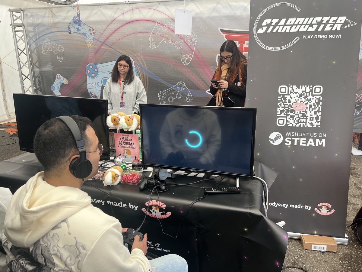 Jueguitos indies para probar!
<a href="/infinite_thread/">Hidalgo 🌻🐎 - Infinite Thread Games</a> <a href="/CobayaUnchained/">Cobaya Unchained | WISHLIST NOW!</a> @RedMountain_VGs <a href="/AlteredAlma/">Altered Alma ➡️ Wishlist on Steam🗡️🌃</a> <a href="/Dos_Estrellas_/">Dos Estrellas</a> <a href="/OneTrueGamedev/">Daniel Ferrer 👻 Among Ashes is OUT NOW!!</a> <a href="/javi_TheDude/">The Dude Games#🏄 Dinopunk 🦖</a> <a href="/peritagamedev/">Impawlse! Cozy cat simulator 🐱 with room decor</a> <a href="/3DGoblinDev/">🎃3DGoblinDev🧙🏻‍♂️</a>