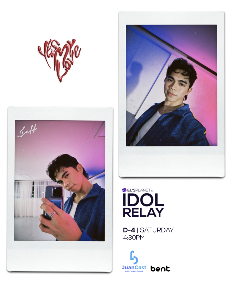 Only 4 days until <a href="/143yesmylove/">Yes My Love</a>'s JEFF takes over your hearts! Catch them this Saturday at #YMLxEP_IDOLRELAY This new episode is brought to you by JuanCast and Bent Studio! #YesMyLove #PPOP #PPOPRise